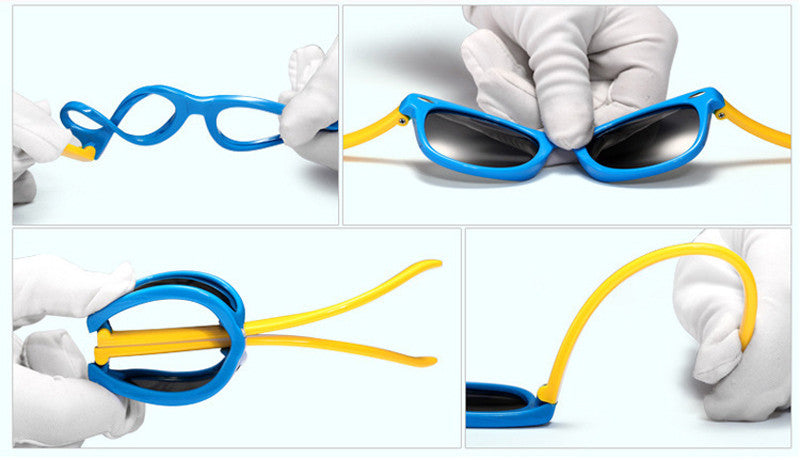 SekelBoer Kids_Polarized_Silicone_Yellow_Pink - SekelBoer