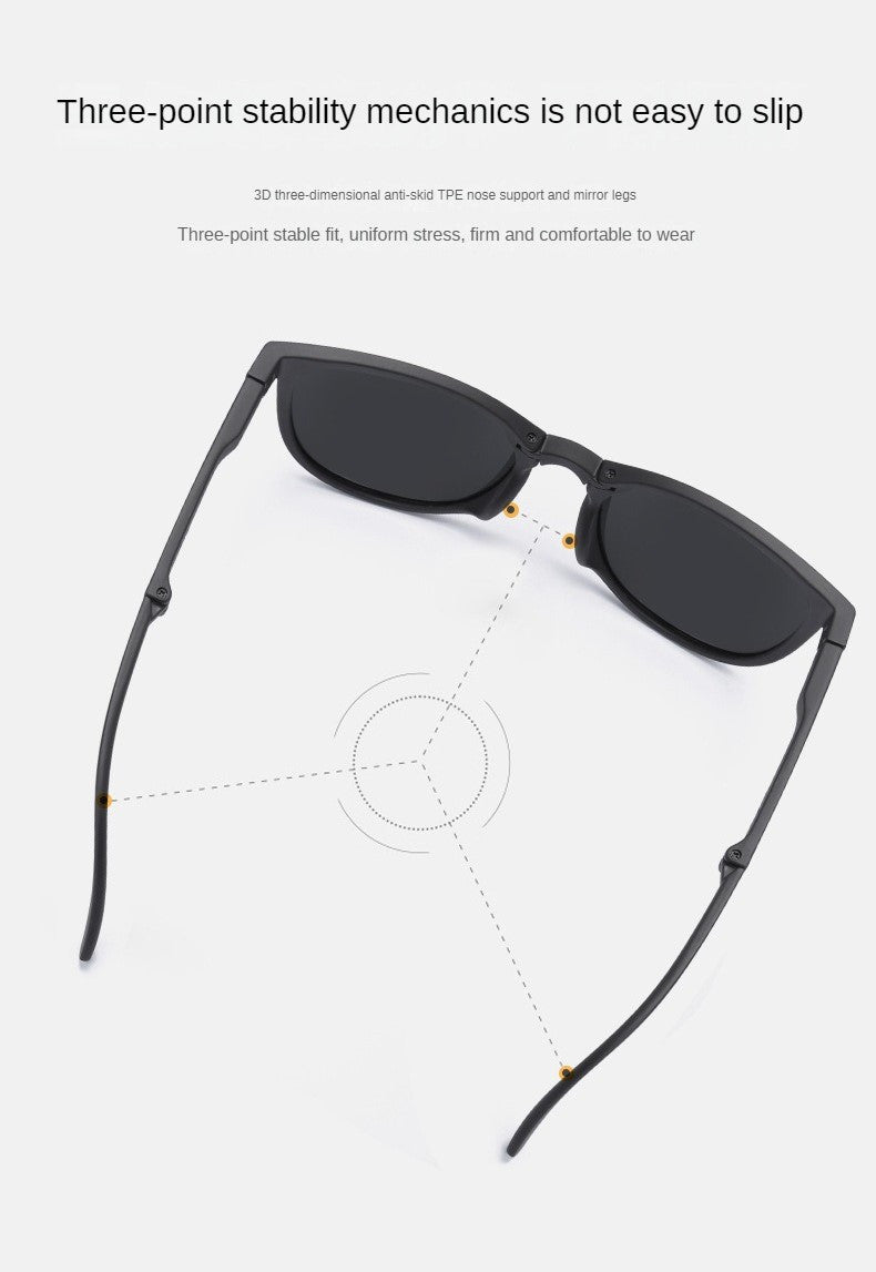 SekelBoer Polarized Folding Shades Yellow Platinum - SekelBoer