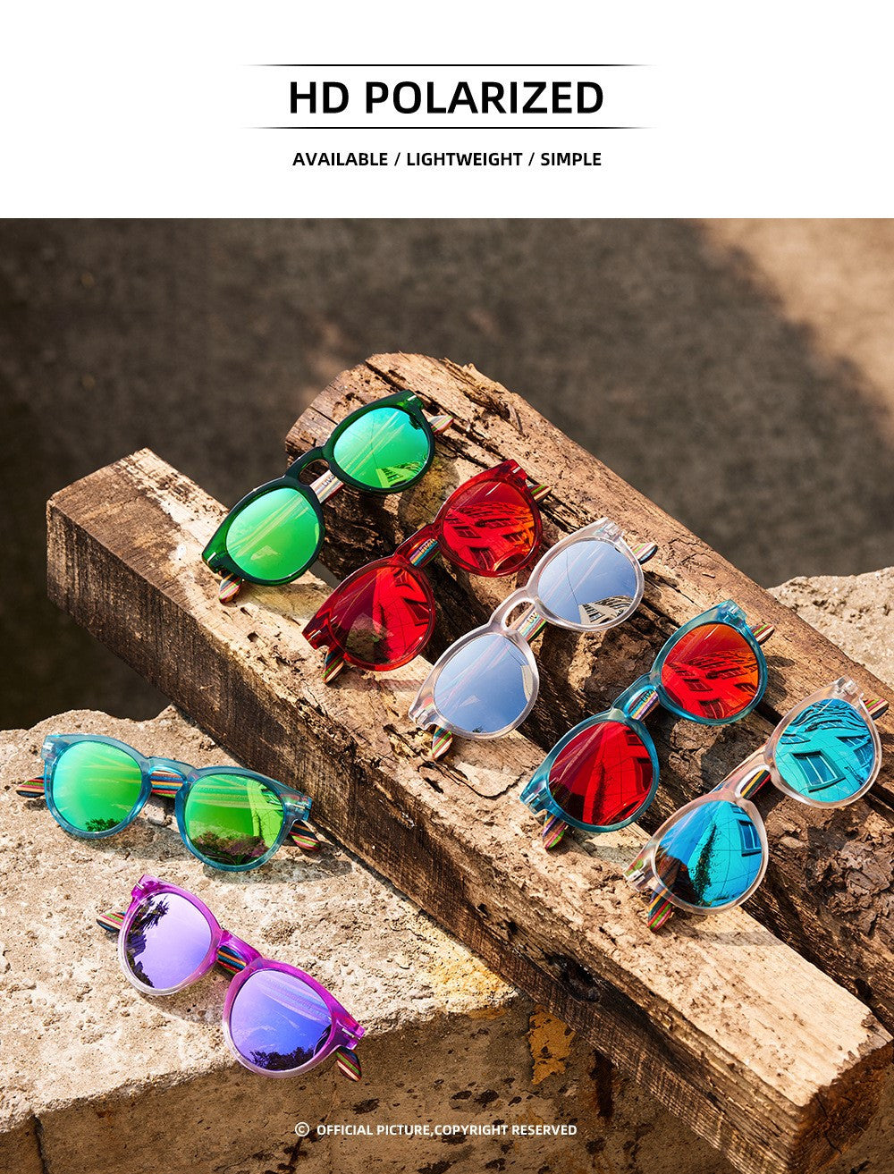 Polarized Wood Crystal Clear Classic - SekelBoer