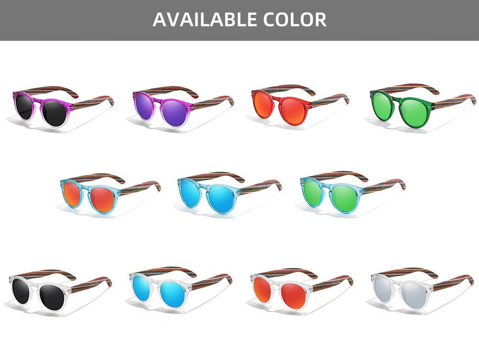 Polarized Wood Silver Mist Rounds - SekelBoer