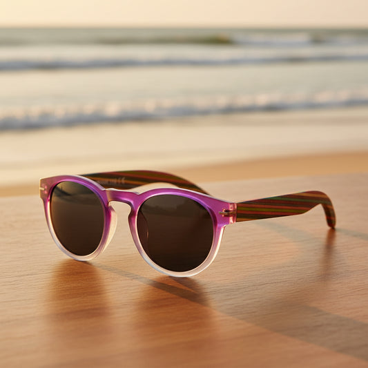 Polarized Wood Vivid Magenta Hues - SekelBoer