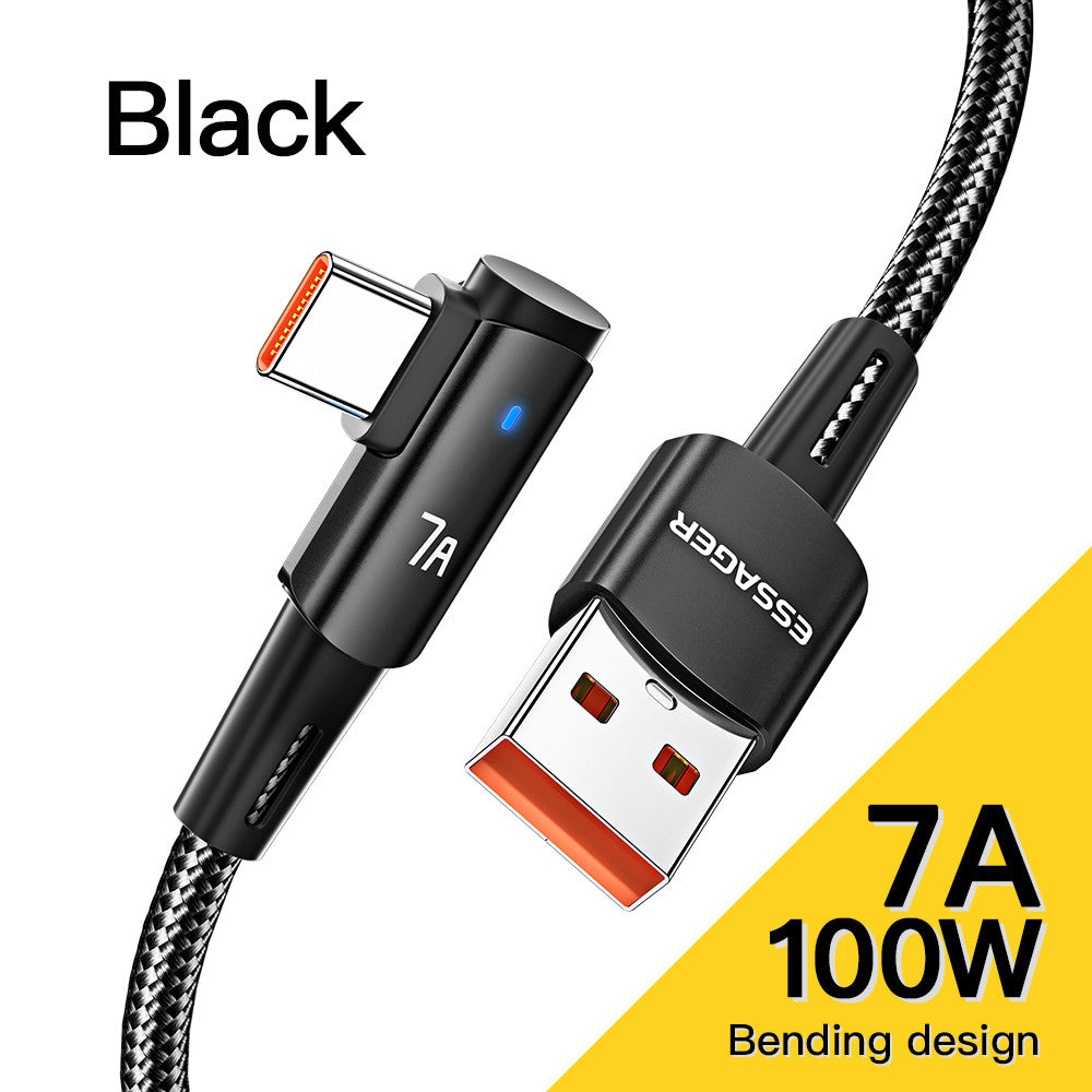 Essager 100W 7A Type C To USB 2 Meters - SekelBoer