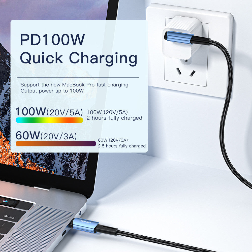 Essager 100W 7A Type C To USB 2 Meters - SekelBoer
